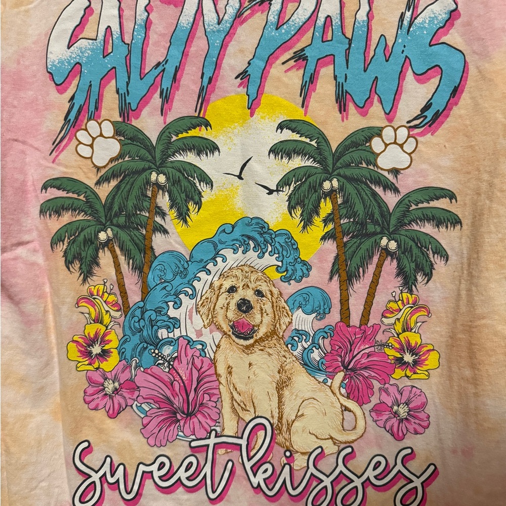 Salty Paws Sweet Kisses Simply Southern Tshirt